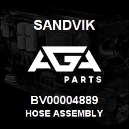 BV00004889 Sandvik HOSE ASSEMBLY | AGA Parts
