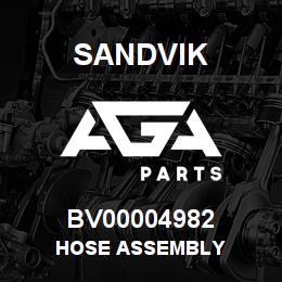 BV00004982 Sandvik HOSE ASSEMBLY | AGA Parts