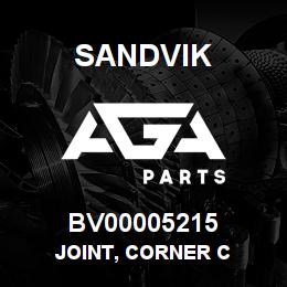 BV00005215 Sandvik JOINT, CORNER C | AGA Parts