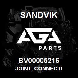 BV00005216 Sandvik JOINT, CONNECTI | AGA Parts