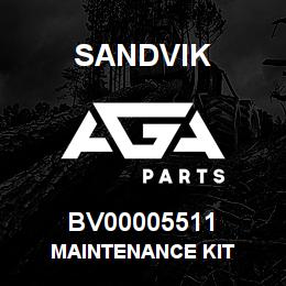 BV00005511 Sandvik MAINTENANCE KIT | AGA Parts