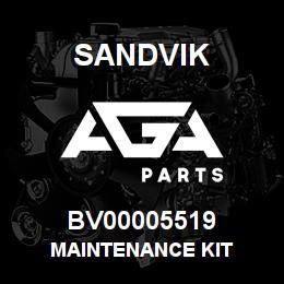 BV00005519 Sandvik MAINTENANCE KIT | AGA Parts
