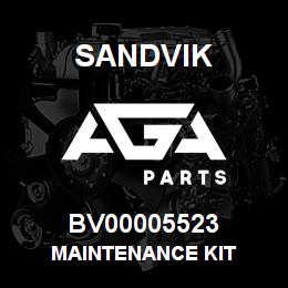 BV00005523 Sandvik MAINTENANCE KIT | AGA Parts