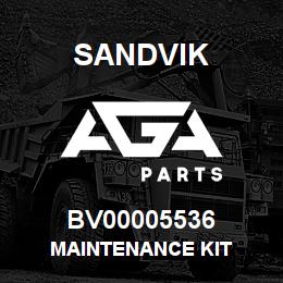 BV00005536 Sandvik MAINTENANCE KIT | AGA Parts