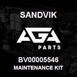 BV00005546 Sandvik MAINTENANCE KIT | AGA Parts