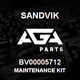 BV00005712 Sandvik MAINTENANCE KIT | AGA Parts