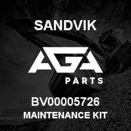 BV00005726 Sandvik MAINTENANCE KIT | AGA Parts