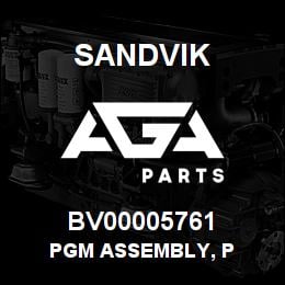 BV00005761 Sandvik PGM ASSEMBLY, P | AGA Parts