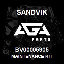 BV00005905 Sandvik MAINTENANCE KIT | AGA Parts