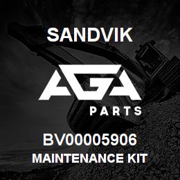 BV00005906 Sandvik MAINTENANCE KIT | AGA Parts