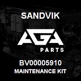 BV00005910 Sandvik MAINTENANCE KIT | AGA Parts