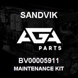 BV00005911 Sandvik MAINTENANCE KIT | AGA Parts