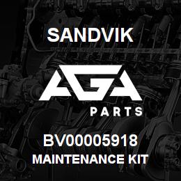 BV00005918 Sandvik MAINTENANCE KIT | AGA Parts
