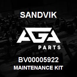 BV00005922 Sandvik MAINTENANCE KIT | AGA Parts