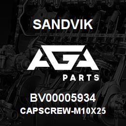 BV00005934 Sandvik CAPSCREW-M10X25 | AGA Parts
