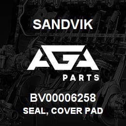 BV00006258 Sandvik SEAL, COVER PAD | AGA Parts