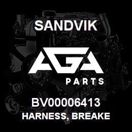 BV00006413 Sandvik HARNESS, BREAKE | AGA Parts
