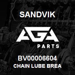BV00006604 Sandvik CHAIN LUBE BREA | AGA Parts