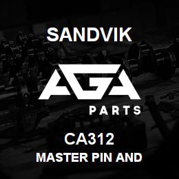 CA312 Sandvik MASTER PIN AND | AGA Parts