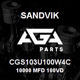 CGS103U100W4C Sandvik 10000 MFD 100VD | AGA Parts
