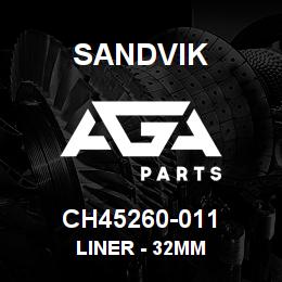 CH45260-011 Sandvik LINER - 32MM | AGA Parts