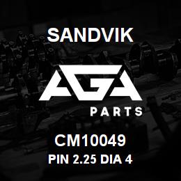 CM10049 Sandvik PIN 2.25 DIA 4 | AGA Parts