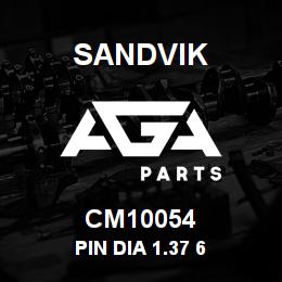 CM10054 Sandvik PIN DIA 1.37 6 | AGA Parts