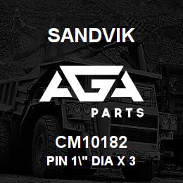 CM10182 Sandvik PIN 1" DIA X 3 | AGA Parts