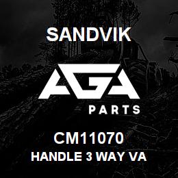 CM11070 Sandvik HANDLE 3 WAY VA | AGA Parts