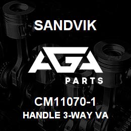CM11070-1 Sandvik HANDLE 3-WAY VA | AGA Parts