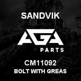 CM11092 Sandvik BOLT WITH GREAS | AGA Parts