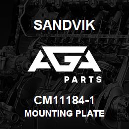 CM11184-1 Sandvik MOUNTING PLATE | AGA Parts