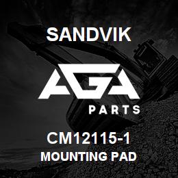 CM12115-1 Sandvik MOUNTING PAD | AGA Parts