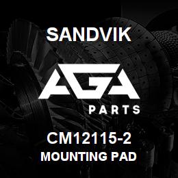 CM12115-2 Sandvik MOUNTING PAD | AGA Parts