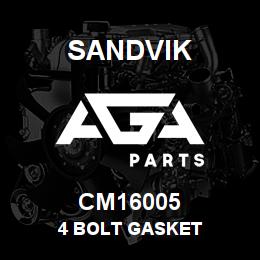 CM16005 Sandvik 4 BOLT GASKET | AGA Parts
