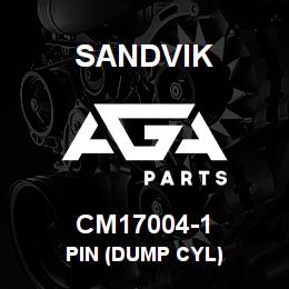 CM17004-1 Sandvik PIN (DUMP CYL) | AGA Parts
