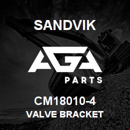 CM18010-4 Sandvik VALVE BRACKET | AGA Parts