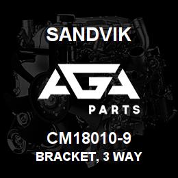 CM18010-9 Sandvik BRACKET, 3 WAY | AGA Parts