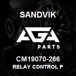 CM19070-266 Sandvik RELAY CONTROL P | AGA Parts