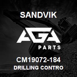 CM19072-184 Sandvik DRILLING CONTRO | AGA Parts