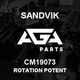 CM19073 Sandvik ROTATION POTENT | AGA Parts