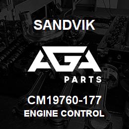 CM19760-177 Sandvik ENGINE CONTROL | AGA Parts