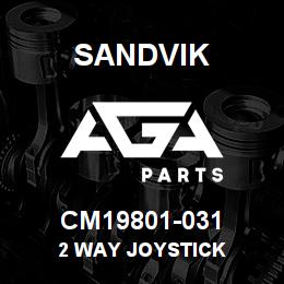 CM19801-031 Sandvik 2 WAY JOYSTICK | AGA Parts