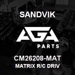 CM26208-MAT Sandvik MATRIX R/C DRIV | AGA Parts