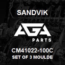 CM41022-100C Sandvik SET OF 3 MOULDE | AGA Parts