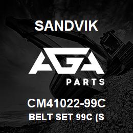 CM41022-99C Sandvik BELT SET 99C (S | AGA Parts