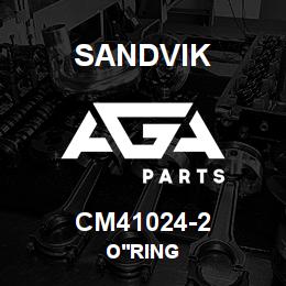 CM41024-2 Sandvik O'RING | AGA Parts