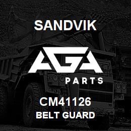 CM41126 Sandvik BELT GUARD | AGA Parts