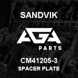 CM41205-3 Sandvik SPACER PLATE | AGA Parts