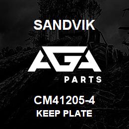 CM41205-4 Sandvik KEEP PLATE | AGA Parts